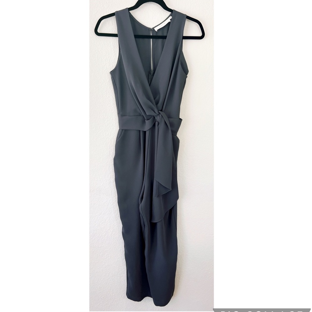 ASTR | Side Tie Jumpsuit | Grey | Small